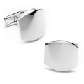 Classic Silver Engravable Cufflinks